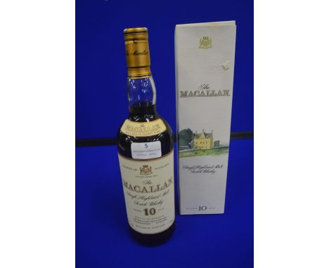 The Macallan 10 Year Old Single Malt Scotch Whisky