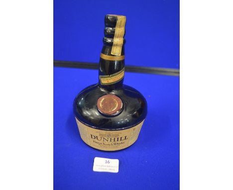 Dunhill Old Master Scotch Whisky Vintage Bottle