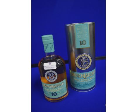 Bruichladdich 10 Year Old Single Malt Scotch Whisky