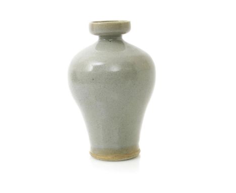 ‡ William Staite Murray (1881-1962) a stoneware vase, shouldered form with cylindrical cup rim, covered to the foot with a sp