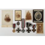 Konvolut Hauptmann Rudolf Orsbach, Portraitgemälde, Orden, Dokumente, 6. Rheinisches Infanterie-Reg.