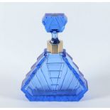 Art Deco-Karaffe, Glas, England, um 1930