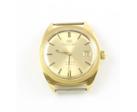 Armbanduhr, 750/ooo Gelbgold, IWC, Yacht Club, Automatik-Werk, gehfähig, Datumsanzeige und zentrale Sekunde, Werknummer 18705