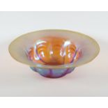 Schale, Glas, Böhmen, um 1900