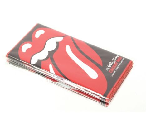 A Rolling Stones "My Favourite Flavour Cherry Red Chocolate Bar" in original packaging