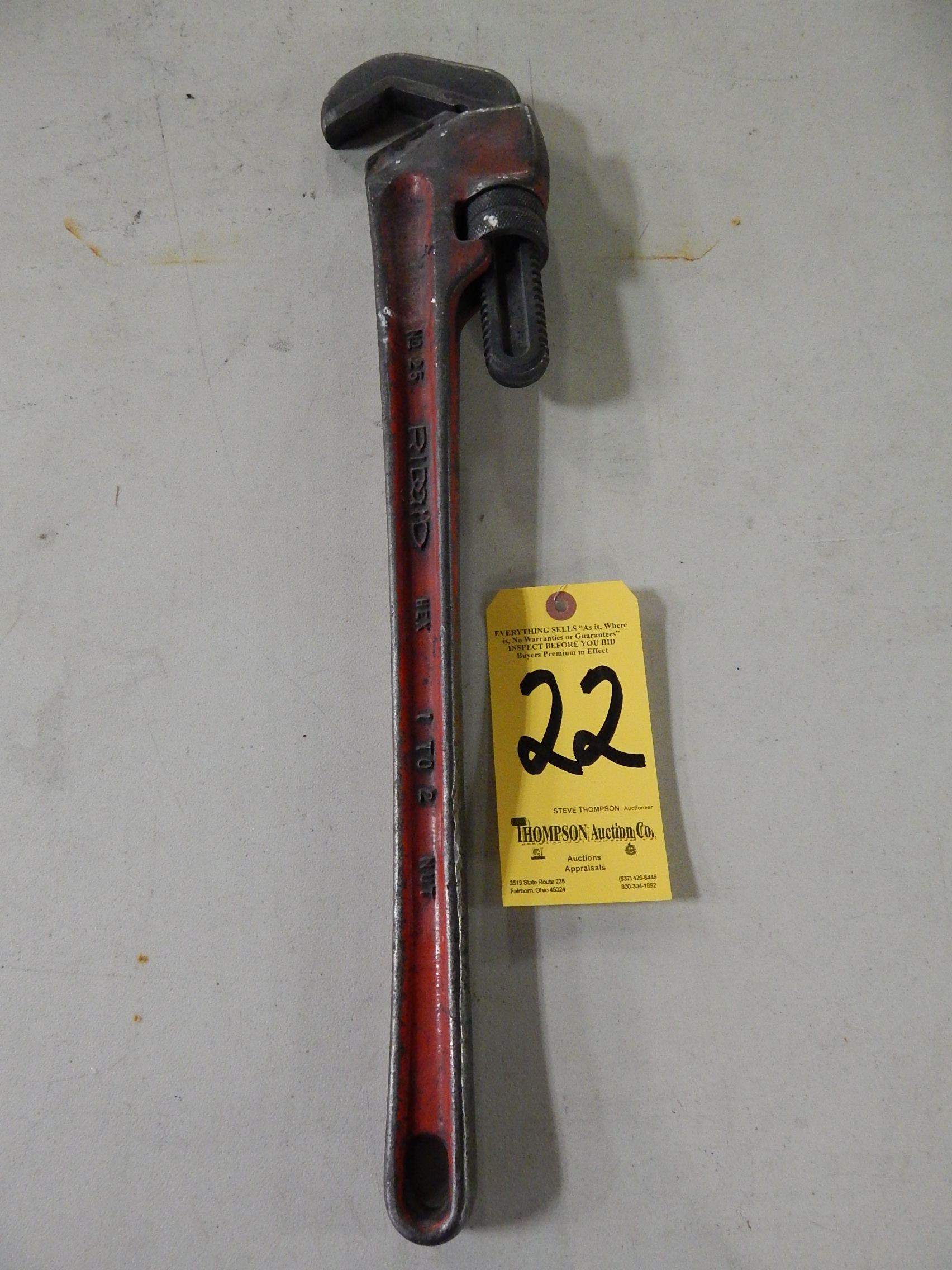Ridgid 25 Hex Pipe Wrench