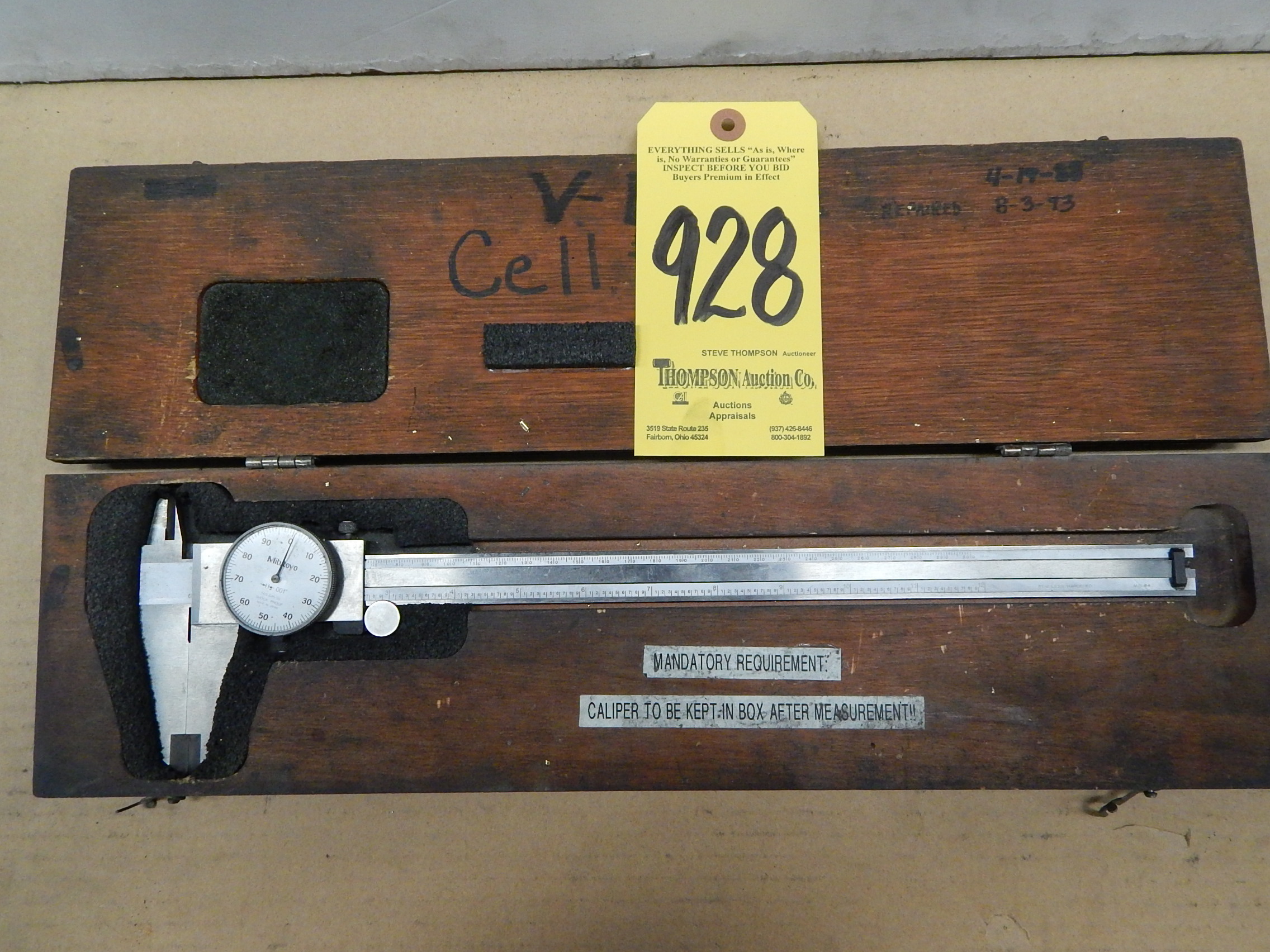 Mitutoyo 12 Inch Dial Caliper