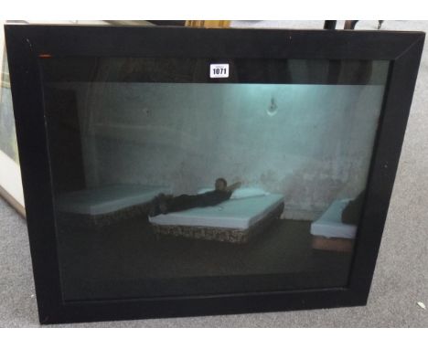 Nan Goldin (b.1953), Brian with three beds, Hotel Seville, Merida, Mexico, signed, inscribed and dated 1982 on reverse, photo