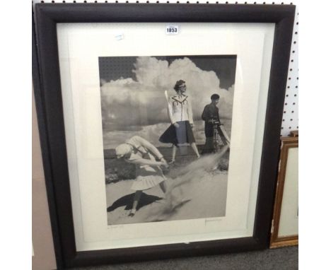 Herman Parkinson (20th century), Le Target, 1939, photographic print, signed and inscribed, 61cm x 51cm.