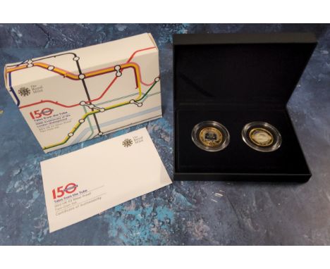 Numismatics -&nbsp;A cased Royal Mint 150 tales, 2013 UK £2 silver Proof presentation set, boxed with certificate of authenti