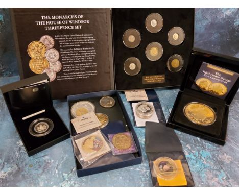 Numismatics - The Royal Mint 'The 2013 Christopher Ironside 50p silver piedfort proof coin, boxed with certificate of authent