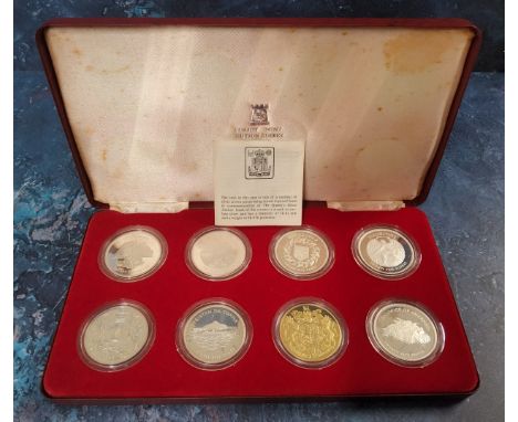 1977 Silver Jubilee proof Crowns set 1977 Silver Jubilee proof Crowns set&nbsp;comprising seven sterling silver Crowns from G