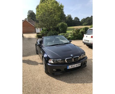 Desirable E46 soft top in Triple Black with one owner and less than 22,000 miles from new.Genuine, UK- supplied, right-hand d