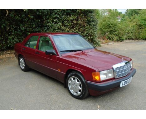 Impressively presented 190E with a manual gearbox, one former keeper and less than 75,000 miles from new.This late model (pro