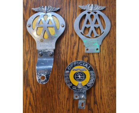 AA Automobile Association Pair &amp; an East Africa Safari Badge 
