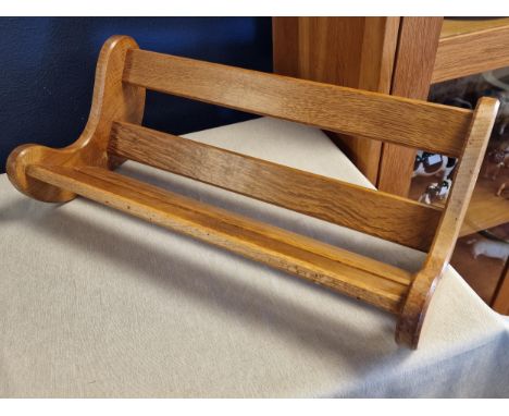 Yorkshire Oak Acornman Book Trough Rack 