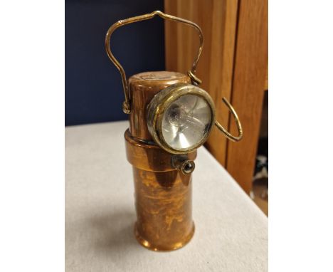 West Yorkshire Fire Brigade Vintage Lamp - by CEAG of Barnsley