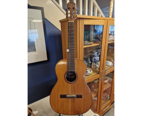 Brazilian Giannini Classical Spanish Guitar w/rare carved headstock - 1979 model ref AWN 21 - 98cm high