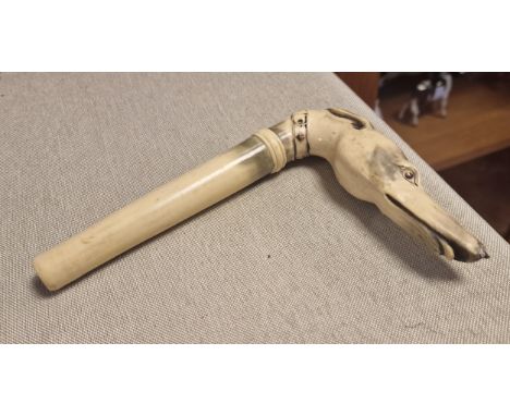 Antique Greyhound Bone Pipe Topper