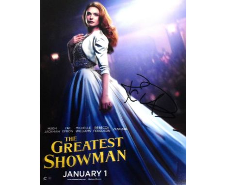 Rebecca Ferguson - The Greatest Showman - autographed 8x10" colour photograph from the musical film. Signed in black ink to a