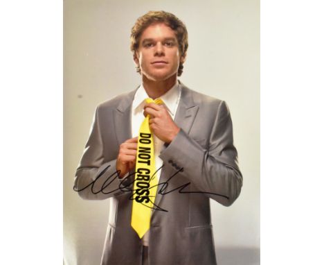 Michael C Hall - Dexter (American TV Series) - autographed 16x12" full colour promotional photograph from the series. Signed 