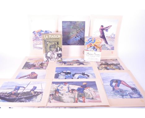 A collection of vintage 20th century Maison Prunier restaurant related ephemera. The collection to include a selection of 193
