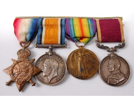 A WW I trio to include 1914-15 Star, British War and Victory, naming 5249 C. SJT. G WORRELL. E. YORK: R., together with a Geo