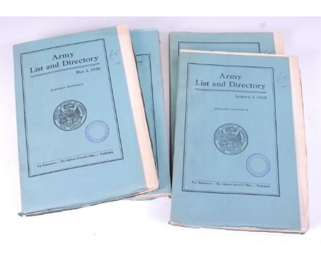 A collection of Army List and Directories, dating from the 1920/30's.