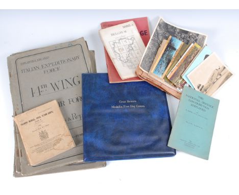 A collection of five Italian Expeditionary Force 14th Wing R.A.F. Summaries and Reports dates from May 28th - August 5th 1918