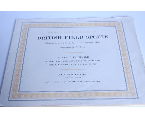 Orme's Collection of British Field Sports, lithograph plates after S. Howitt (incomplete), together with various other sporti