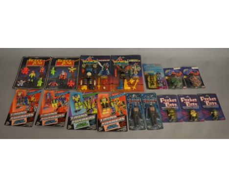 A good mixed lot of vintage Robot related carded toys including Transformers, Voltron and Robot Zone (16)