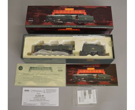 OO Gauge. Limited Edition Hornby Legends BR 2-10-0 Evening Star model, boxed.