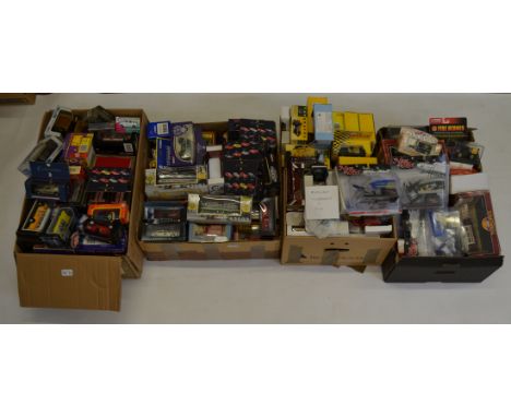 A massive quantity of approx 240 assorted diecast models, mostly Corgi examples, mostly boxed. (5 Boxes)