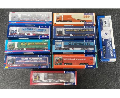 10x Corgi 1:50 scale Commercial vehicle models including Limited Edition examples, all boxed.