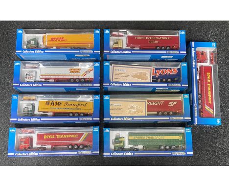 9x Universal Hobbies 1:50 scale Commercial vehicle models all limited edition examples, all boxed.