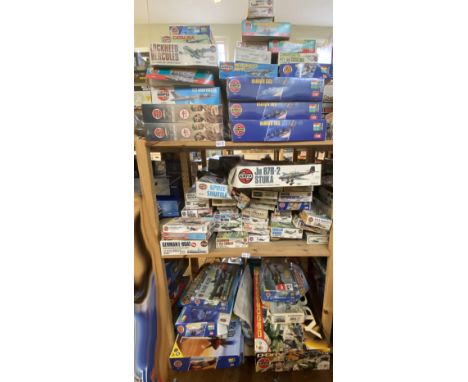 63x Airfix model kits.&nbsp;(Contents not checked for completeness)
