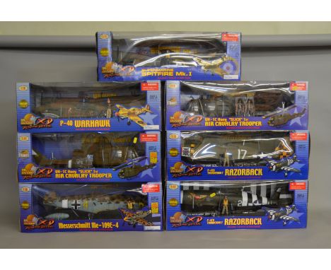 7x 1:18 Scale Ultimate Soldier Xtreme Detail airplane models, boxed.