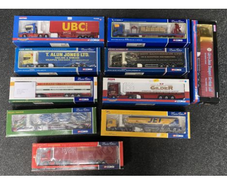 10x Corgi 1:50 scale Commercial vehicle models including Limited Edition examples, all boxed.