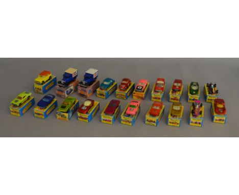 20x vintage Matchox Superfast models, all boxed.