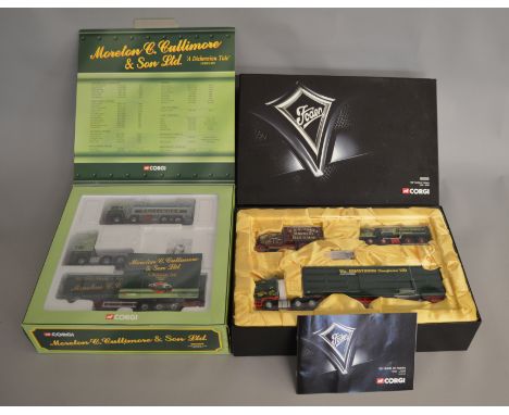 A Corgi 150 Years of Foden diecast model set together with another Corgi set (2)