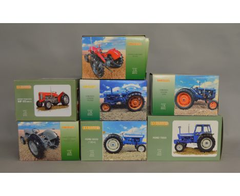 7x Universal Hobbies 1:16 scale Tractor models, all boxed.