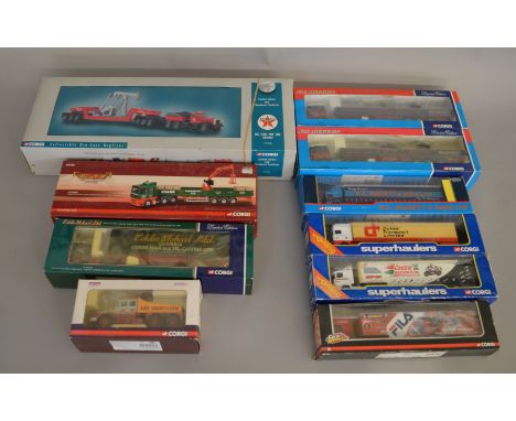 6x Corgi 1:50 scale models VG/Mint boxed. Together with 4x Corgi Superhaulers models in Fair boxes (10)