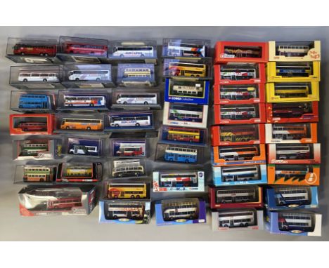 43 Corgi and 4 other model buses. All boxed.