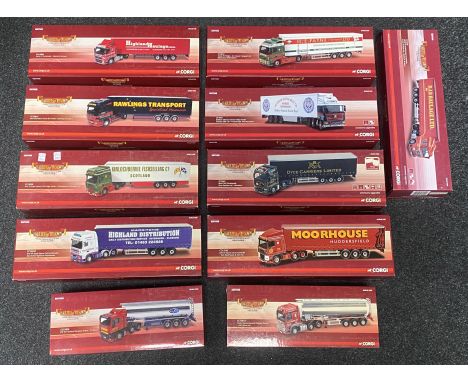 11x Corgi 1:50 scale Haulers of Renown models including Limited Edition examples, all boxed.