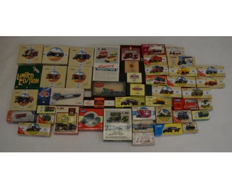 Approx 95x Corgi Classics models including Public Transport, Guinness and other examples, all boxed.