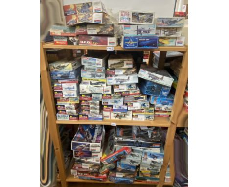 73x Assorted model kits mostly Monogram examples.&nbsp;(Contents not checked for completeness)