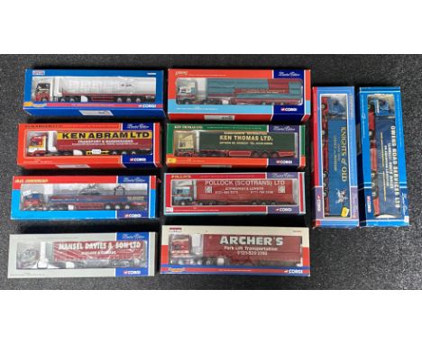 10x Corgi 1:50 scale Commercial vehicle models including Limited Edition examples, all boxed.