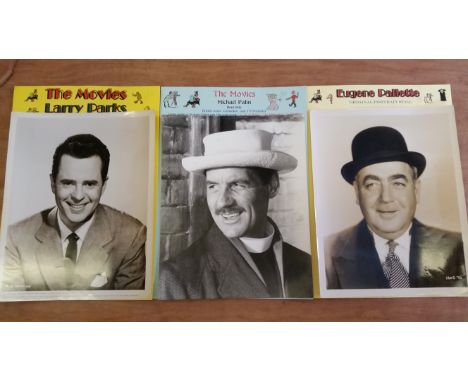 CINEMA, actors, original portrait stills, inc. Eugene Pallette, Michael Palin, Larry Parks, Nigel Patrick, Gregory Peck, Geor