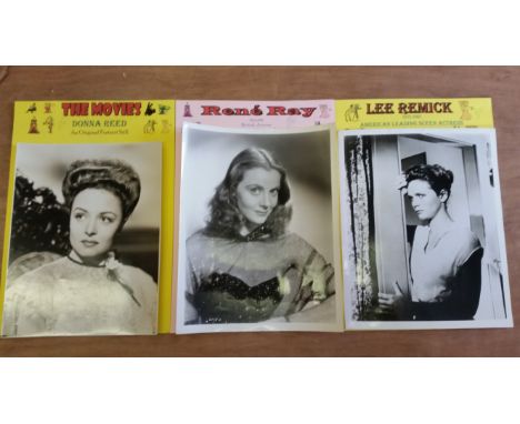 CINEMA, actresses, original portrait stills, inc. Rene Ray, Donna Reed, Lee Remick, Ginger Rogers, Ruth Roman, Veronica Rose,