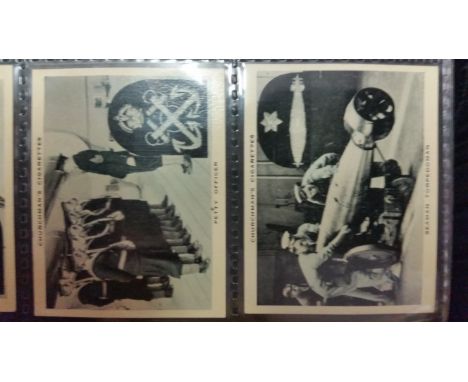 MILITARY, complete (10), inc. Churchmans, The Navy at Work, The R.A.F. At Work; Players, Uniforms Of The Territorial Army, Wa